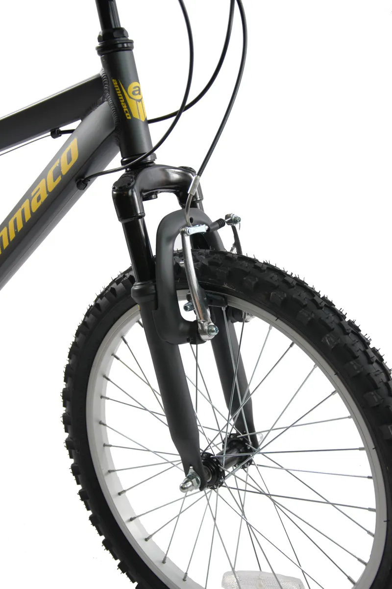 Ammaco Bandit 18 Inch Wheel Kids Mountain Bike Grey-5